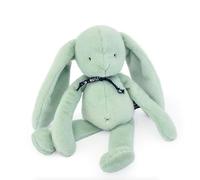 Doudou et Compagnie – Peluche Lapin Méloé – vert sauge – 37 cm