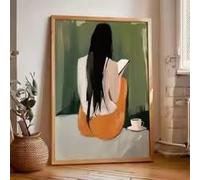 MAIMANG Affiche tendance lèvres et ongles roses, impression d'art mural moderne sur toile, décoration murale pour chambre, salon ou salle de maquillage (50x70cm/sans cadre)