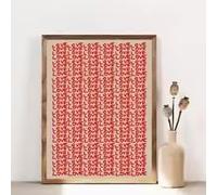 MAIMANG Impression sur toile « Lettres d'amour rouges » - Affiches murales à prix extrêmement abordable pour salon, chambre et décoration intérieure modernes (60 x 90 cm/sans cadre)