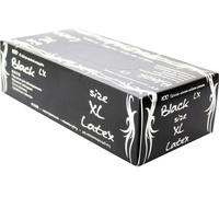 MaiMed-Black LX PF taille XL, non stériles, non poudrés Gants d'examen en latex à 100 pces/boîte | Boîte (100 pièces)