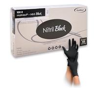 maimed Black noire Gants en nitrile Gants jetables en nitrile non poudrés Gants d'examen XS à XL