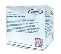 MaiMed Lot de 100 compresses non stériles en non-tissé non stériles - 10 x 10 cm - Compresses non adhésives