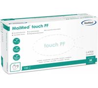 MaiMed touch PF taille L Gants en latex à usage unique, non poudrés, 100 pces/boîte | Boîte (100 pièces)