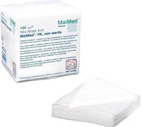 MaiMed-VK-compresses non stériles 7,5x7,5cm 4 plis en non-tissé à 100 pièces/sachet en papier | Paquet (100 pièces)