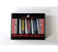 MAIMERI Acrilico - Set Primaires - 5 tubes 200ml de couleurs acryliques