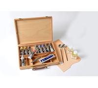 MAIMERI Classico - Coffret Studio en bois - Couleurs à l'huile super fines - 16 pièces