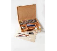 MAIMERI Classico - Coffret Studio en bois - Couleurs à l'huile super fines - 22 pièces