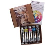 MAIMERI Classico - Set Primaires - 5 tubes 20 ml de couleurs à l'huile super fines