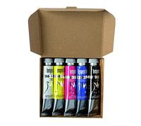 Maimeri Set de tempera 2598049 – 5 couleurs primaires 20 ml