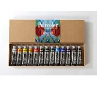 MAIMERI Polycolor - Boîte 13 tubes 20 ml de couleurs vinyliques fines