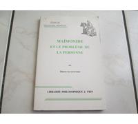 Maïmonide Et Le Problème De La Personne