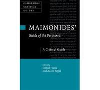 Maimonides Guide of the Perplexed Maimonides Guide of the Perplexed (Auteur)