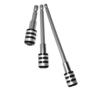 / Main/Acier Inoxydable Chrome Vanadium 150mm pour Tige Extension Bit Acier 100mm Outils - 60mm Un Quart de Tournevis Tige de Tournevis à Libération Rapide Autobloquante Hexagonale (60mm)