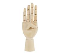 Main Articulée En Bois, Figurine Articulée, Modèle de Main Bois de Corps de Main de Femmes Marionnettes À Doigts Marionnettes À Main Modèle d'artiste de Corps articulé articulé(7 inch Right Hand)