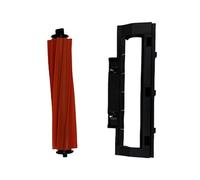 Main Brush and Cover Set, Compatible with Lydsto W2 Edge, Robot Vacuum Roller Replacement Parts(Black)