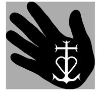 Main Camargue - 15x15cm - Sticker/Autocollant