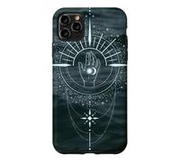 Main céleste Palmistry Mystical Sun Moon Coque pour iPhone 11 Pro Max