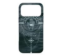 Main céleste Palmistry Mystical Sun Moon Coque pour iPhone 17 Pro Max