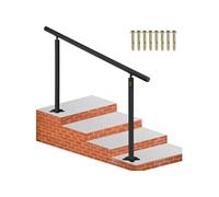 VEVOR Main Courante Escalier Rampe Escalier Noir 152,8 x 91 cm Capacité de 70 kg