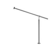 Main courante acier inoxydable 80cm rampe d'escalier balustrade intérieur extérieur aspect moderne articulations réglable