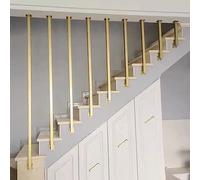 Main Courante De 30-150cm, Rampe Antidérapante Pour Escaliers Intérieurs Et Extérieurs, Tige De Support De Couloir De Garde-corps D'escalier Montée Sur Le Côté Facile À Installer, Carré De Type L Doré