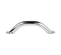 Main courante de bateau - Poignée de sécurité en acier inoxydable de 38,1 cm | Main courante marine en acier inoxydable - Poignée robuste pour yacht, kayak, quai, pont, camping-car et piscine pour un
