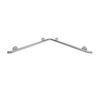 main courante de douche / baignoire Hewi warm touch 950.35.11050 762x762mm, plastique aspect chrome