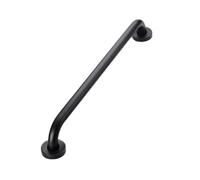 Main courante de douche for personnes âgées, porte-serviettes en acier inoxydable, support mural for salle bain, barre d'appui, aide aux toilettes, 2 pièces Pour Handicapé Seniors(Black,50cm)