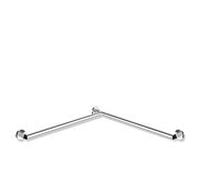 main courante de douche Hewi System 900 900.35.13540 acier inoxydable chromé, 965 x 965 mm, version gauche