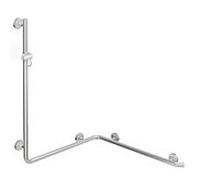 main courante de douche Hewi Warm Touch 950.35.22051 blanc de sécurité, 1250 x 762 x 762 mm, avec barre de douche