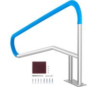 Main courante de piscine 113,4 kg - Barre d'appui pour l'accès à la piscine - Aide à l'accès 1420x945x100 mm - Accès à la piscine antidérapant