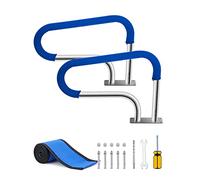 Main courante de piscine - Barre d'appui facile à monter avec vis auto-adhésives pour piscine de jardin et d'arrière-cour