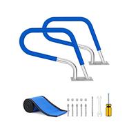 Main courante de piscine - Barre d'appui facile à monter avec vis auto-adhésives pour piscine de jardin et d'arrière-cour