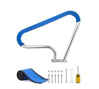 Main courante de piscine - Barre d'appui facile à monter avec vis auto-adhésives pour piscine de jardin et d'arrière-cour