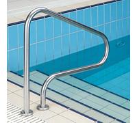 Main courante de piscine en acier inoxydable, barre d'appui d'entrée de piscine pour piscine enterrée, rail de sécurité robuste pour piscines, spa, complexe aquatique