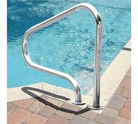 main courante de piscine Poignée de sécurité en acier inoxydable 304 de qualité supérieure pour piscines creusées | Rambarde de piscine | Rampe d'escalier de piscine | Barre d'appui facile à install