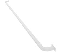 Main courante de rampe d'escalier blanche - Kit complet. Main courante de sécurité pour rampe d'escalier en fer forgé - Barre d'appui extérieure 60 cm 80 cm 100 cm 150 cm 2 m 3 m ( Size : 90cm )