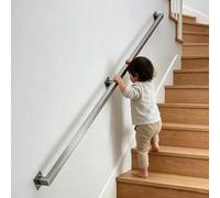 Main Courante De Rampe D'escalier En Acier Inoxydable 304 Pour Escaliers - Kit Complet. Rampes D'escalier Industrielles De 30 À 600 Cm, Barres D'appui Robustes Pour Marches(2m)