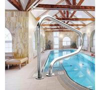 Main courante de sécurité pour piscine - Barre d'appui durable pour une meilleure accessibilité, design humanisé pour piscines intérieures et extérieures