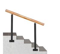 Main courante de transition réglable pour marches extérieures, rampe d'escalier extérieure de 1 à 4 marches, marches extérieures, support latéral pour marches en béton ou escaliers en bois(Height 95cm