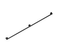 Main courante d'escalier - 2 m - Rampe d'escalier intérieure et extérieure - Rampe murale antidérapante - Poignée de sécurité pour jeunes/enfants/handicapés