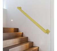 Main Courante d'escalier 30-600 cm Rampe d'escalier intérieure Barre d'appui de sécurité Supports muraux en métal Garde-Corps de Tuyau en Fer forgé pour la décoration d'escaliers de Couloir de Loft (