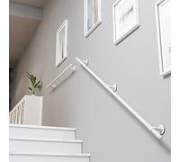 Main courante d'escalier blanche 1m 2m 3m 4m 5m 6m Garde-corps d'escalier mural anti-dérapant Balustres de rampe d'appui extérieure Main courante pour lofts Marches de bar d'escalier de salle de bain