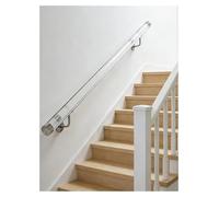 Main courante d'escalier en acrylique, rampe d'escalier avec supports, barre d'appui de sécurité for rampe d'escalier, rampe murale for escaliers intérieurs(150cm/59.1in)