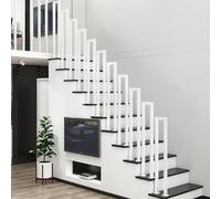 Main courante d'escalier en fer pour intérieur et extérieur, design antidérapant pour améliorer la sécurité dans les maisons et les villas