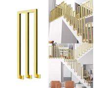 Main courante d'escalier en forme de U, barre d'appui latérale pour plus de sécurité, idéale pour les escaliers extérieurs, le porche et le jardin