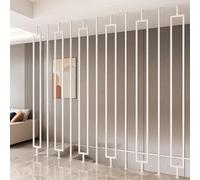Main courante d'escalier en métal pour escalier intérieur, séparateur de pièce, balustrade réglable, 30160 cm, barrière de sécurité élégante, garde-corps en fer solide, facile à installer