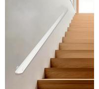 Main courante d'escalier murale d'intérieur, bord biseauté, accoudoir en bois de pin avec support pour une utilisation sûre à la maison et à l'hôpital