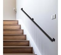 Main courante d'escalier pour une utilisation en intérieur et en extérieur, garde-corps en fer forgé durable, support de sécurité mural pour une meilleure accessibilité