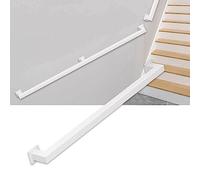 Main courante d'escalier Rampe d'escalier blanche carrée, rampe murale pour escaliers, rampes d'escalier en fer forgé, intérieur, extérieur, rampe d'appui 1 m 2 m 4 m 500 cm 6 m ( Size : 150cm )